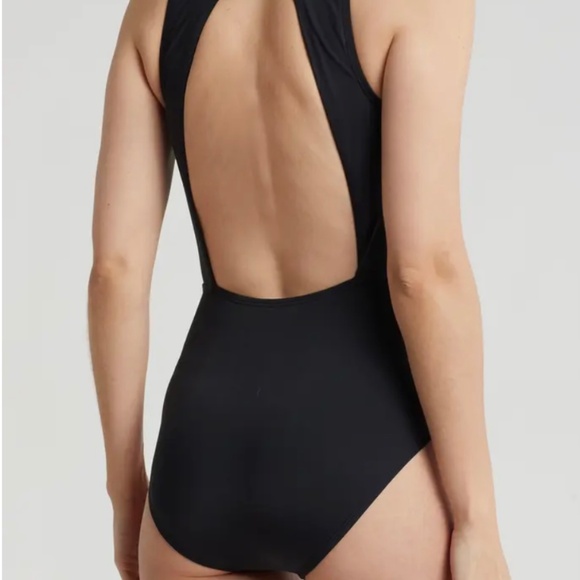 JANTZEN High Neck One-Piece Swimsuit Size 14 - Picture 2 of 6